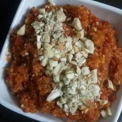 A picture of Gajar ka halwa.