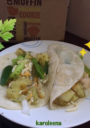 Una foto de Quesadilla vegetariana
