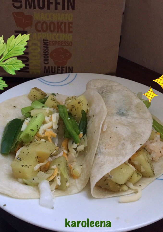 Una foto de Quesadilla vegetariana