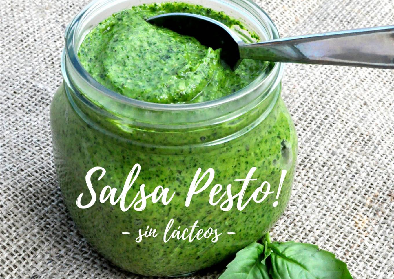 Salsa Pesto sin lácteos