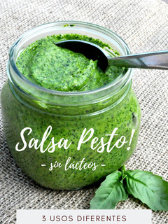 Una foto de Salsa Pesto sin lácteos