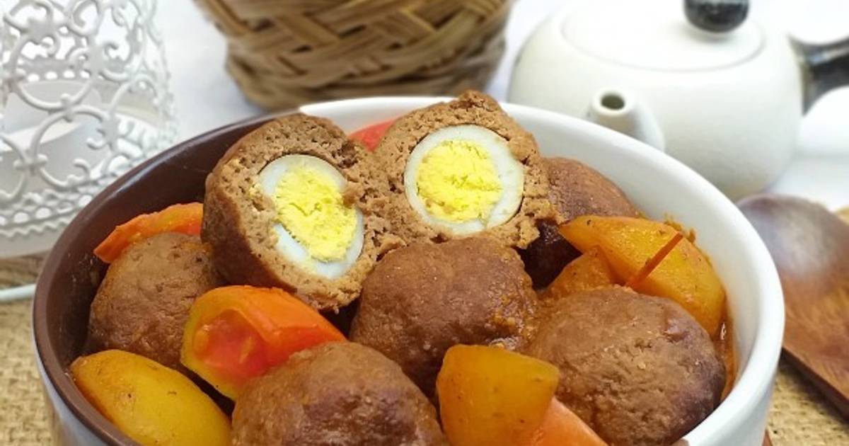 Resep Semur Bolabola Daging Isi Telur Puyuh oleh Dapoer VHA Cookpad