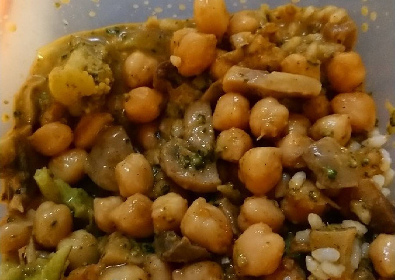Garbanzos al curry