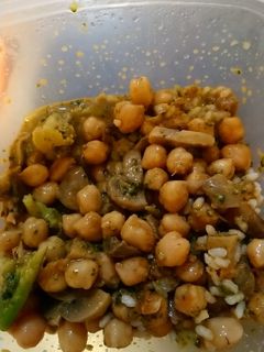 Una foto de Garbanzos al curry