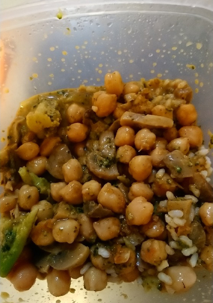 Una foto de Garbanzos al curry