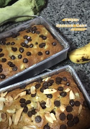 Foto resep Vegan Banana Cake 🍌