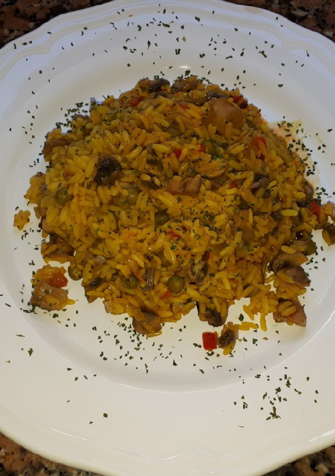 Una foto de Arroz con verduritas
