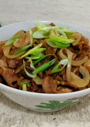 Foto resep Slice beef yoshinoya