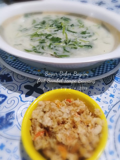 Foto resep Sayur Bobor dan Sambal Tempe