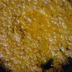 A picture of Dudh sabji / milk curry.