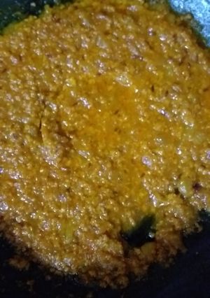 A picture of Dudh sabji / milk curry.