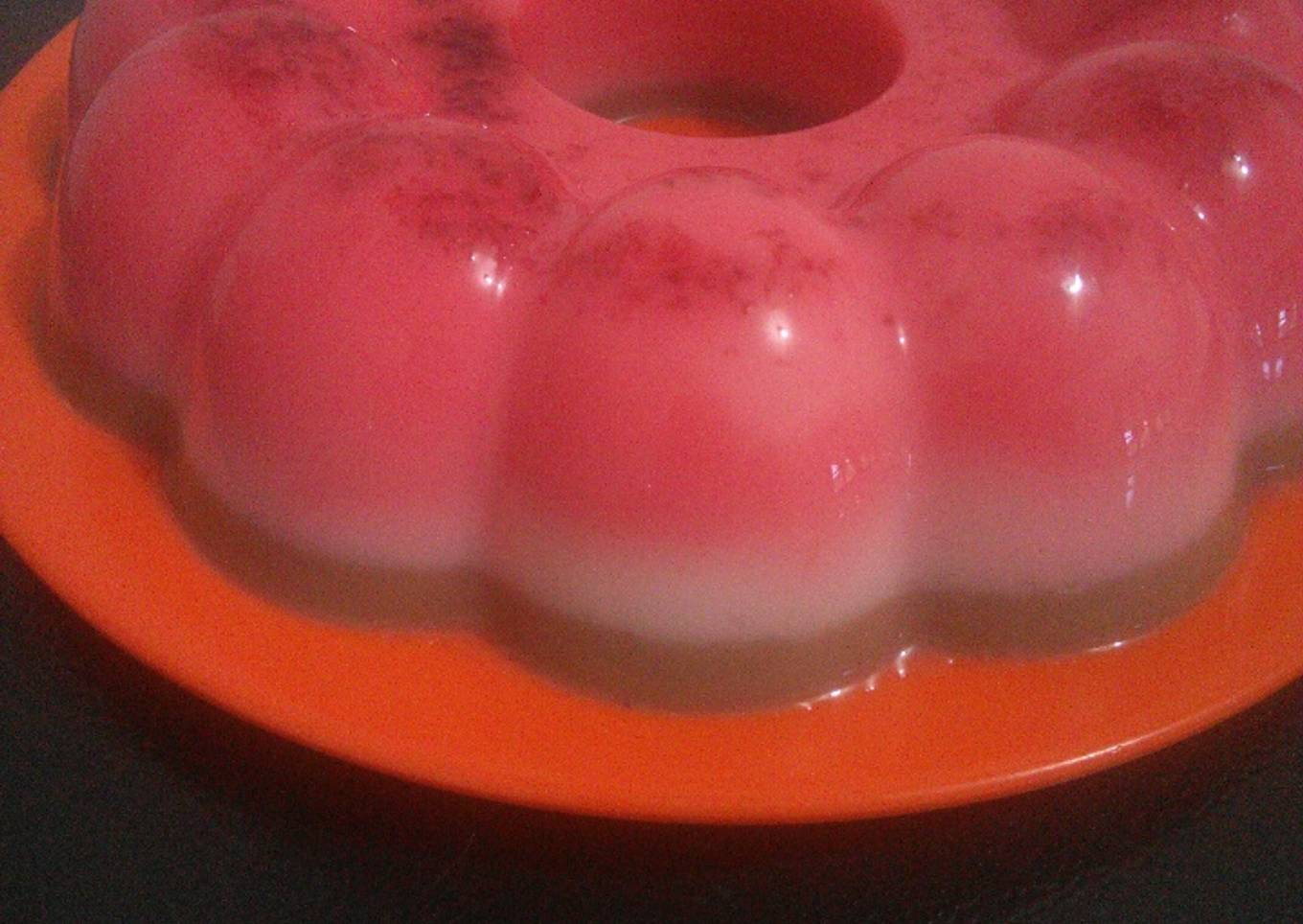 Resep Puding merah coklat yang Enak Banget