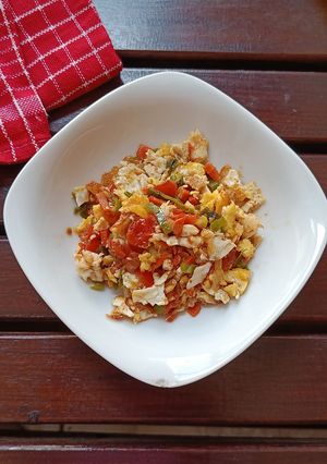 Foto resep Orak Arik Tomat Telur