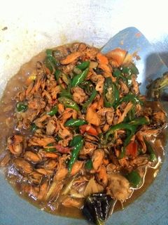 Foto resep Kerang Tumis Cabe Ijo