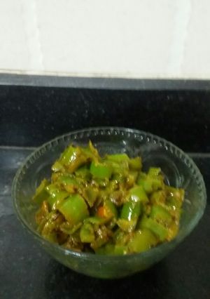 A picture of Green chilli fry.