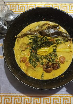 Foto resep Gulai daun ubi jengkol