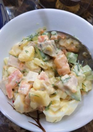Hình của món Salad Nga.