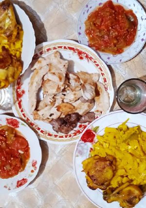 صورة لوصفة كباب البطاطا والدجاج