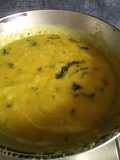 Malabar spinach dal or dal pui shake