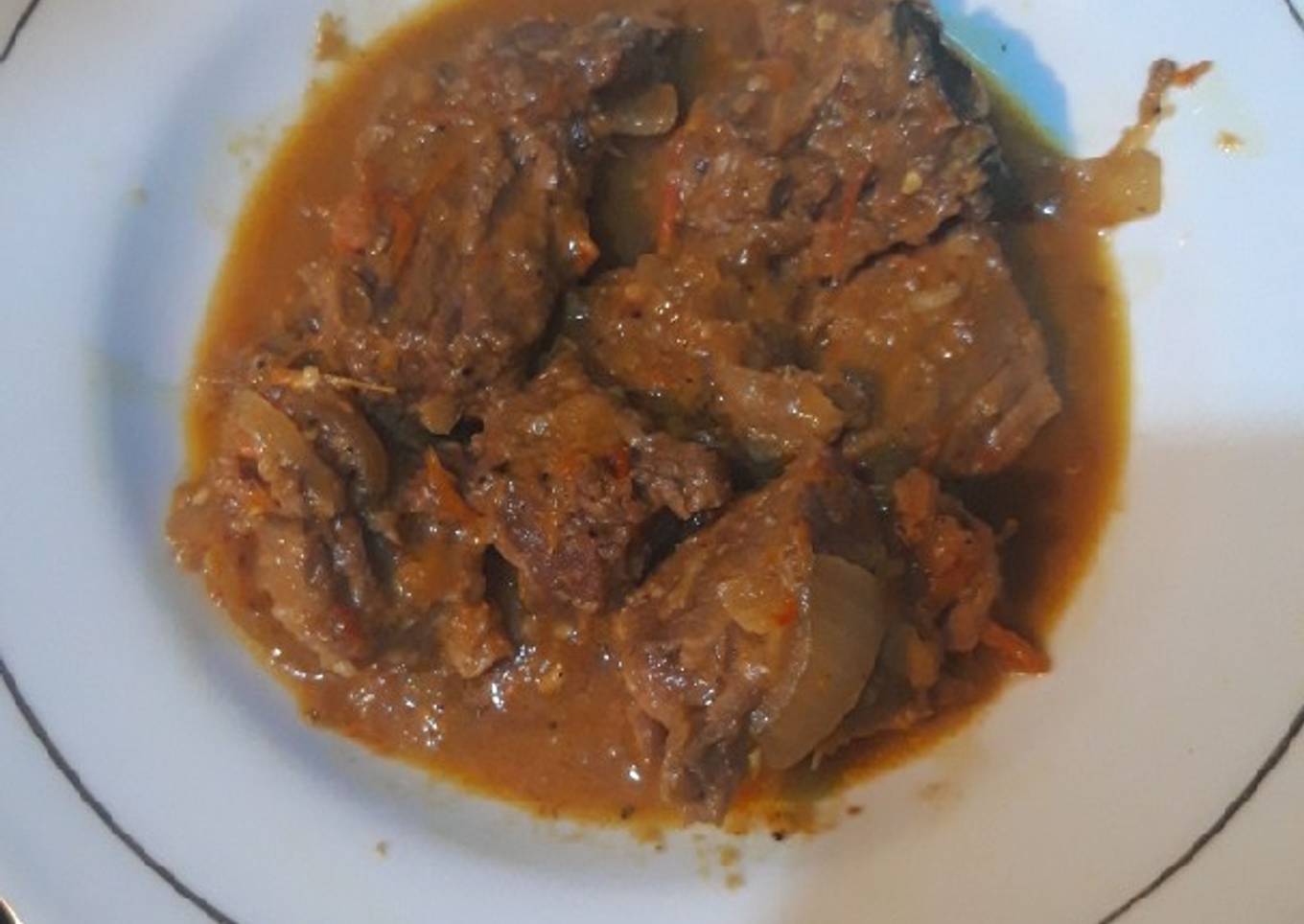 Rica rica daging sapi pedas manis