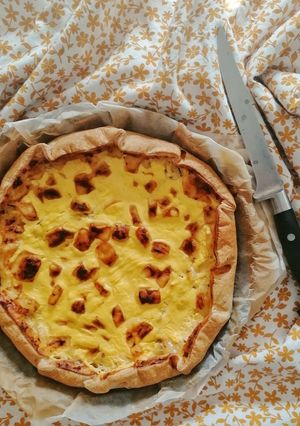 Foto di Torta salata zucca e speck