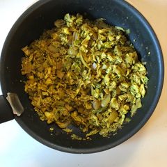 A picture of Cupboard Curry No. 2 - cabbage.