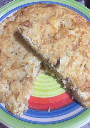 Una foto de Tortilla de arroz con invitados