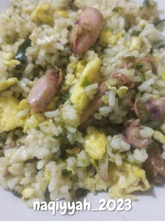 Foto resep 493.Nasi goreng cumi hijau