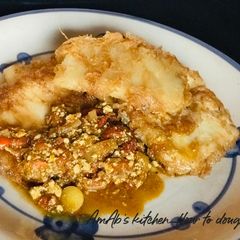 A picture of Vegetable tofu sauce.