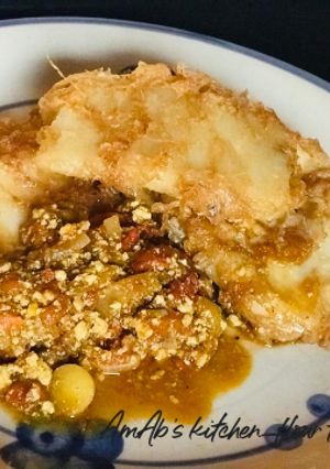 A picture of Vegetable tofu sauce.