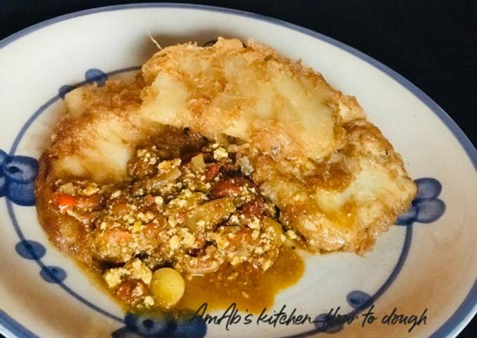 Vegetable tofu sauce Recipe