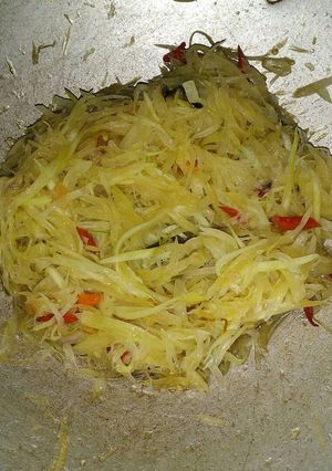 Foto resep Oseng pepaya muda