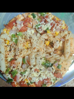 पिज़्ज़ा पास्ता विद स्वीटकॉर्न (pizza pasta with sweetcorn recipe in Hindi) रेसिपी मुख्य फोटो