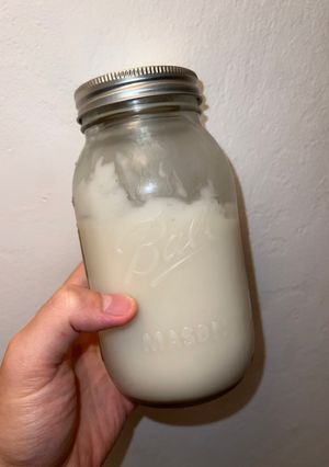 Hình của món Sữa dừa đặc.