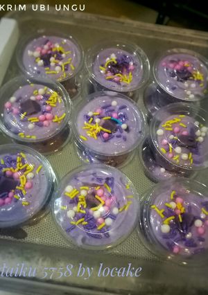 Foto resep Es krim ubi ungu