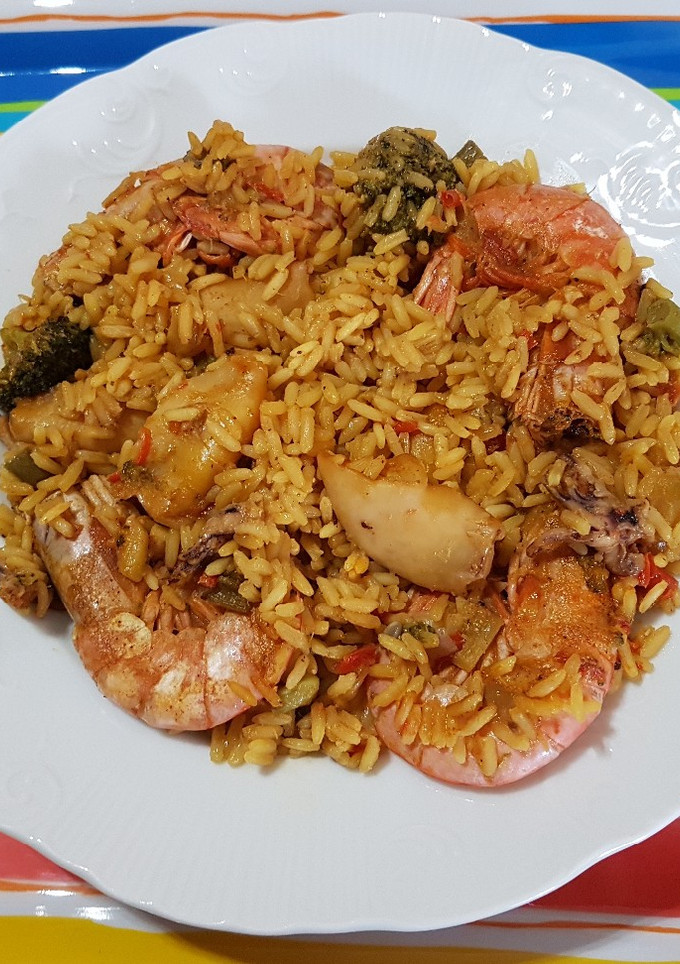 Una foto de Paella a mí manera 🤗