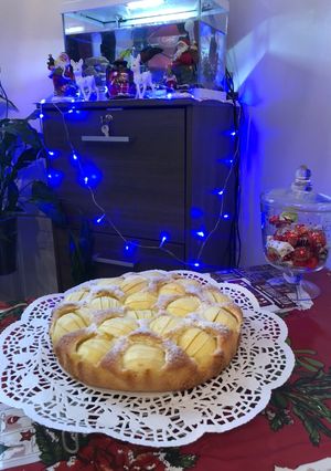 O poză a rețetei Prăjitură cu mere.