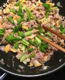 Ngao hoa rim thịt băm