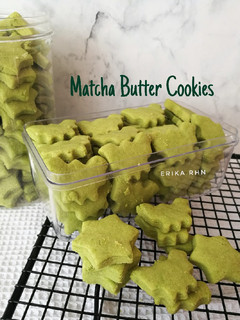 Foto resep Matcha Butter Cookies