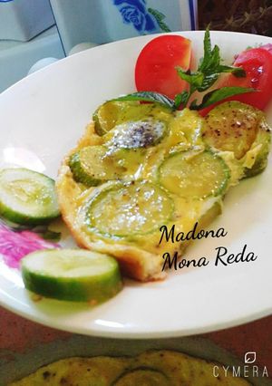 صورة لوصفة قلاية البيض مع الكوسا🍳🌱 اكلة شاميه قديمه