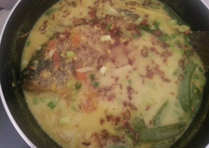 Resep Gurame santan bumbu kuning Anti Gagal