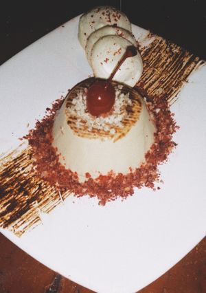 Una foto de Panna cotta