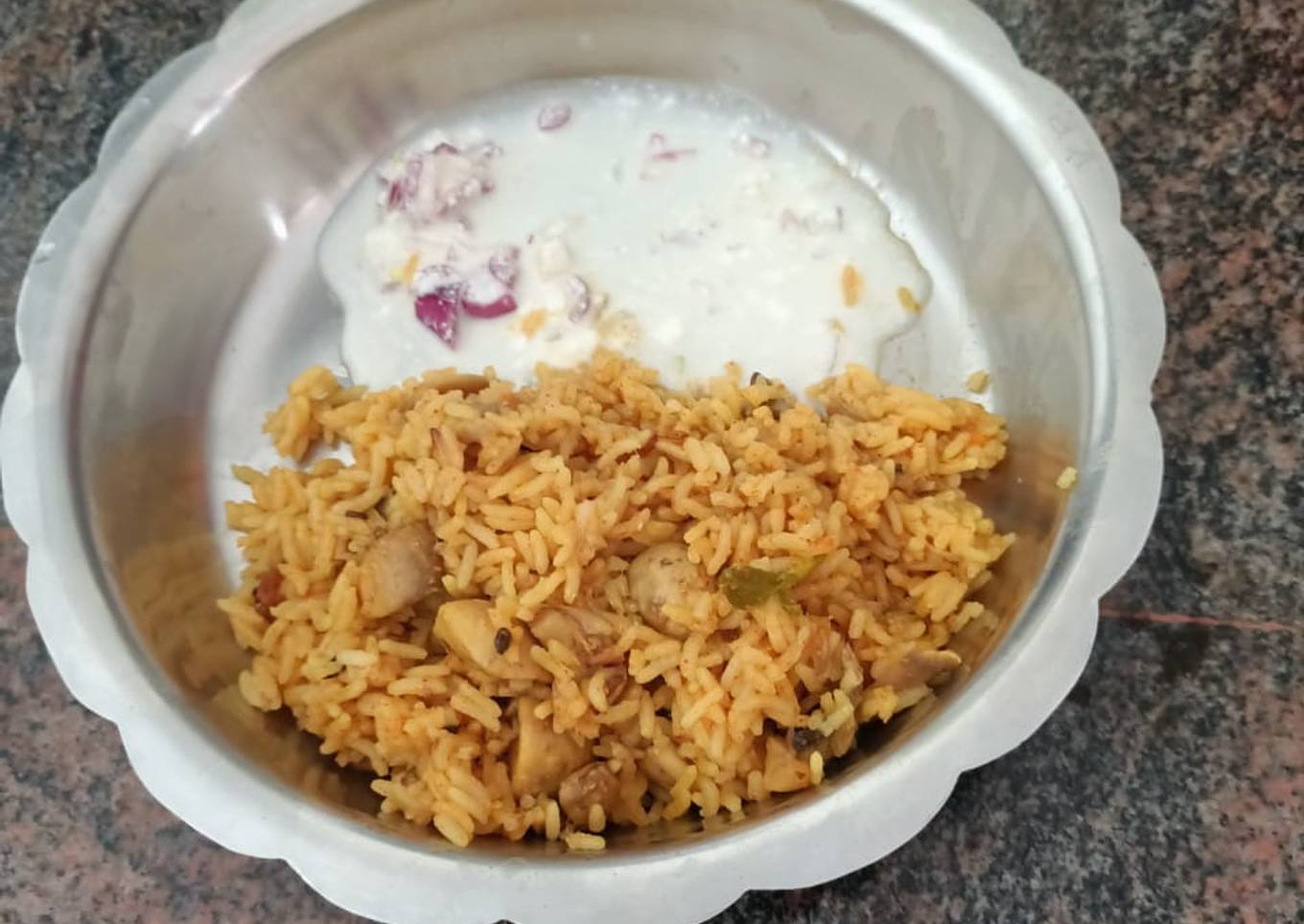 Mushroom Biryani