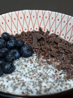 Una foto de Chia pudding choco-coco