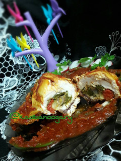 عکسی از دستور سینه مرغ مغزدار