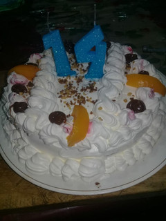 Una foto de Torta de cumpleaños