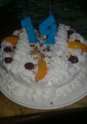 Una foto de Torta de cumpleaños