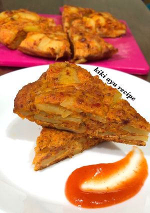 Foto resep Spanish Omelette ala Mama (Telur Dadar Kentang Khas Spanyol ala Mama)
