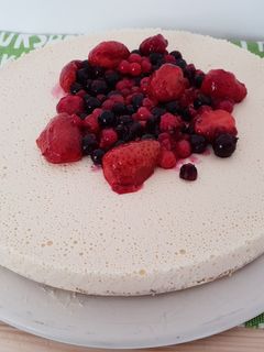 Una foto de Pastel de tofu y queso
