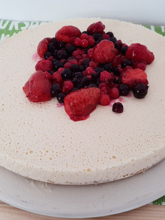 Una foto de Pastel de tofu y queso